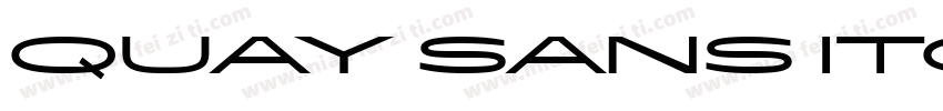 Quay Sans ITC字体转换
